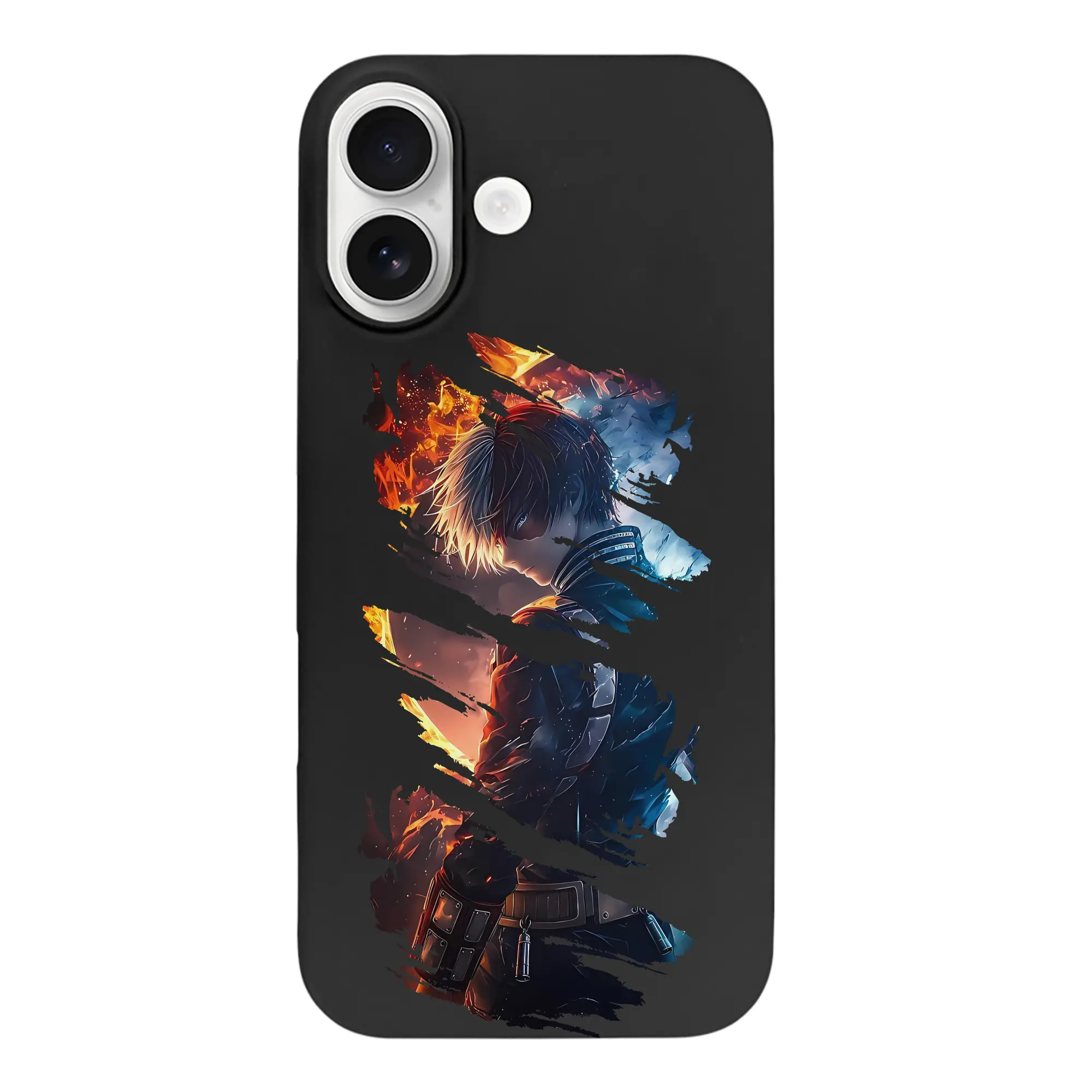 僕のヒーローアカデミア グッズ,轟焦凍 - iPhone 17 シリーズ シリコンケース 薄型 耐衝撃 指紋防止 ソフトタッチカバー 精密フィット 傷防止 保護ケース iPhone 17/17 Air/17 Pro/17 Pro Max 対応